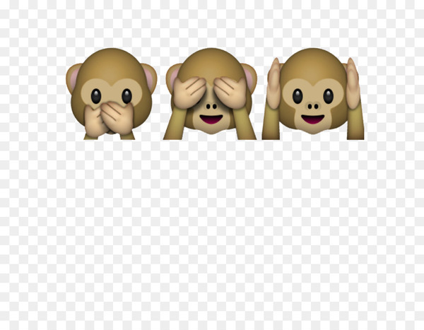 three wise monkeys,emoji,evil monkey,emojipedia,evil,meaning,drawing,language,face with tears of joy emoji,monkey,emoticon,sticker,word,primate,stuffed toy,vertebrate,head,snout,fictional character,nose,smile,mammal,ear,finger,png