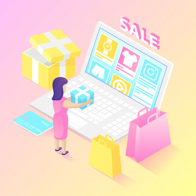 background,infographic,sale,icon,computer,box,character,marketing,laptop,promotion,3d,discount,graphic,human,sign,offer,bag,isometric,package,online