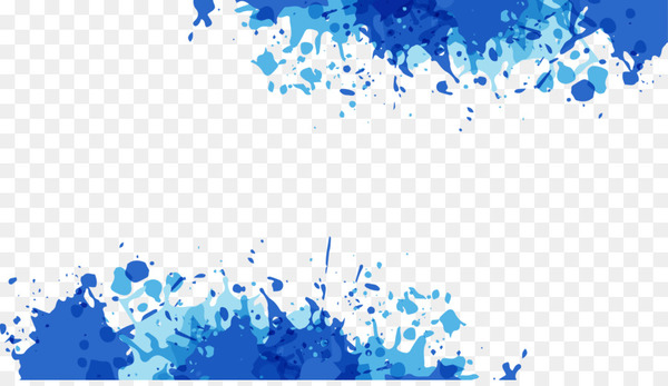 Vector Blue Ink Watercolor Background Wallpaper Image For Free