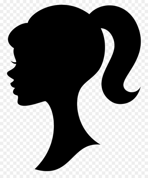 barbie,silhouette,tshirt,drawing,barbie girl,stock photography,ironon,logo,barbie the princess  the popstar,neck,monochrome photography,black,monochrome,black and white,png