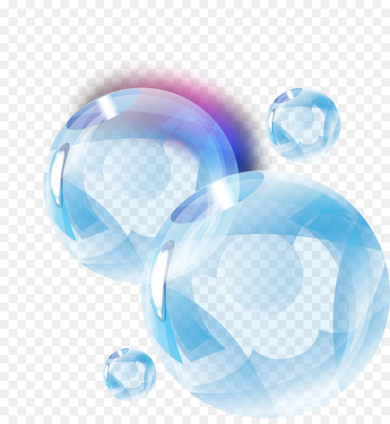 Free Blue Drop Bubble Vector Hand Painted Blue Water Droplets Nohat Cc