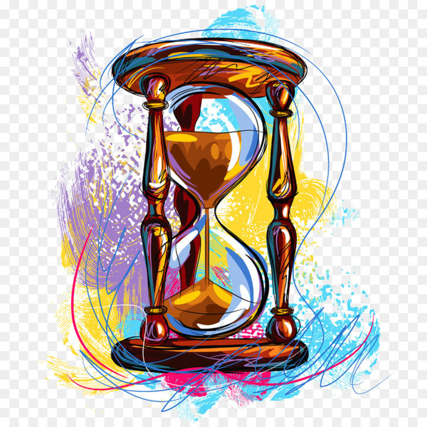 hourglass,painting,drawing,glass,art,clock,watercolor painting,symbol,drinkware,png