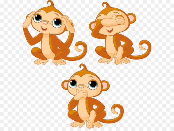 Cute Cartoon Monkey Coloring Page Outline Sketch Drawing Vector, Car Drawing,  Cartoon Drawing, Monkey Drawing PNG and Vector with Transparent Background  for Free Download