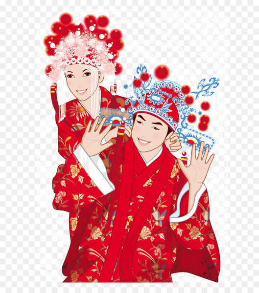 marriage,wedding,download,chinese marriage,poster,bridegroom,bride,desktop wallpaper,coreldraw,red,woman,flower,art,flowering plant,petal,geisha,costume,floral design,png