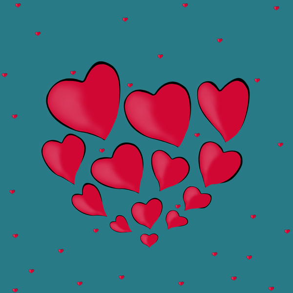 cc0,c1,background,desktop,hearts,heart,red hearts,red heart,blue,free photos,royalty free
