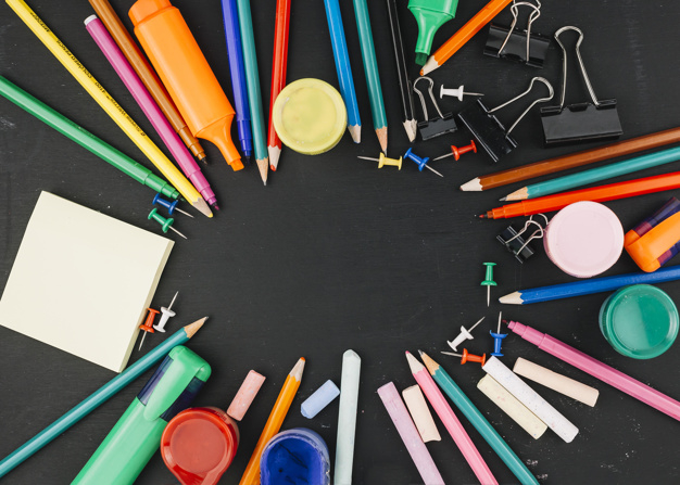 background,circle,education,office,table,black background,teacher,space,black,work,study,pencil,notebook,apple,board,chalk,drawing,question,classroom,class