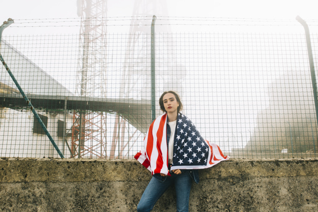 city,summer,camera,independence day,flag,cute,celebration,happy,stars,colorful,clothes,street,park,lady,usa,traditional,industrial,freedom,female,young