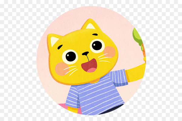 whiskers,cat,yellow,cartoon,smiley,smile,felidae,png