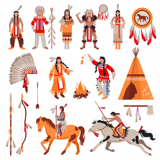 tomahawk,wigwam,headdress,catcher,indigenous,teepee,indians,west,canoe,spirit,equipment,native,totem,set,axe,weapon,collection,ceremony,wild,american,hunting,feathers,characters,tent,culture,dream,tribal,elements,ethnic,hat,person,graphic,bow,fire,cartoon,design,arrow
