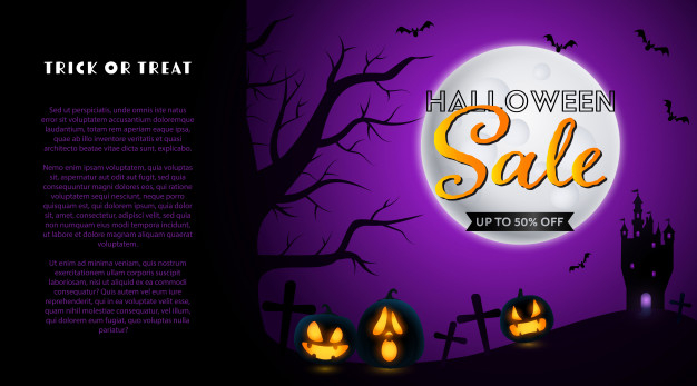 spooky,graveyard,season,horror,dark,calligraphy,decorative,pumpkin,night,discount,promotion,moon,autumn,shopping,template,halloween,sale,banner