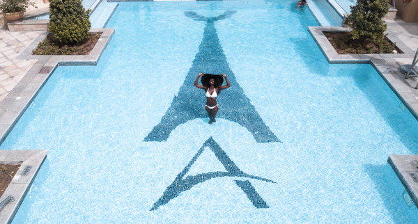Free: Woman in White Bikini Standing on Swimming Pool 