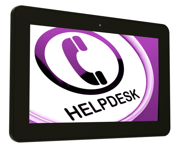 Free: Helpdesk Tablet Shows Call For Advice - nohat.cc