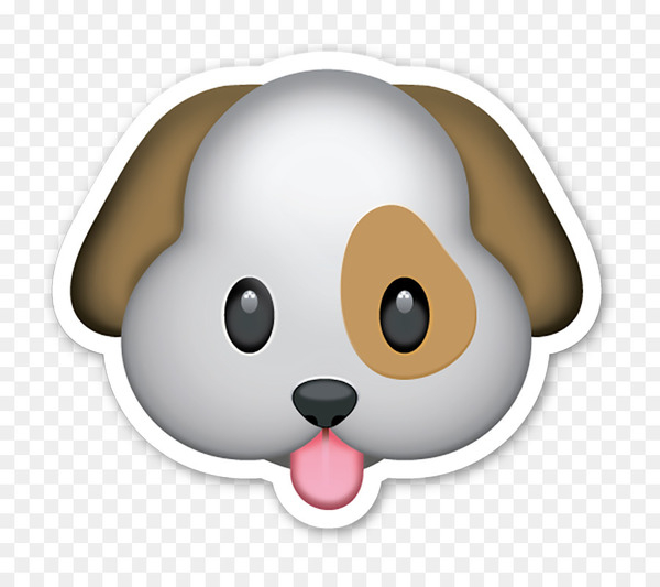 emoji,emoticon,dog,smiley,whatsapp,sticker,facebook,web page,decal,emoji movie,nose,dog like mammal,snout,puppy,fictional character,carnivoran,png