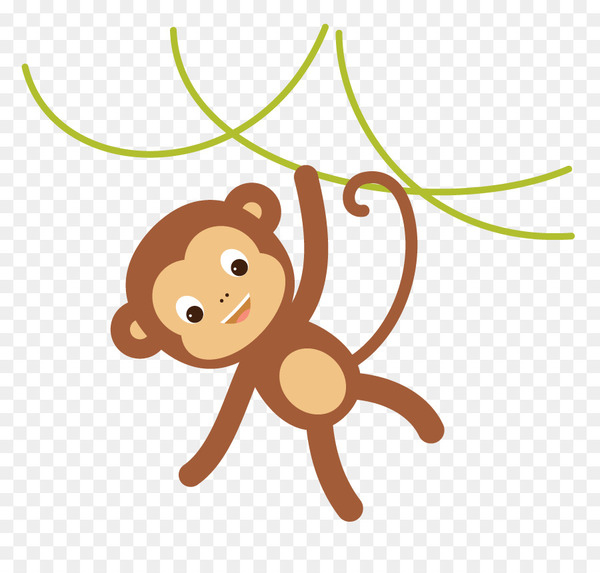 Free: Ape, Drawing, Monkey, Cartoon, Octopus PNG 