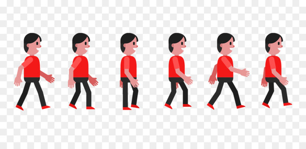 walk cycle,walking,animation,silhouette,character animation,pedestrian,character,film frame,public relations,organization,social group,red,team,png