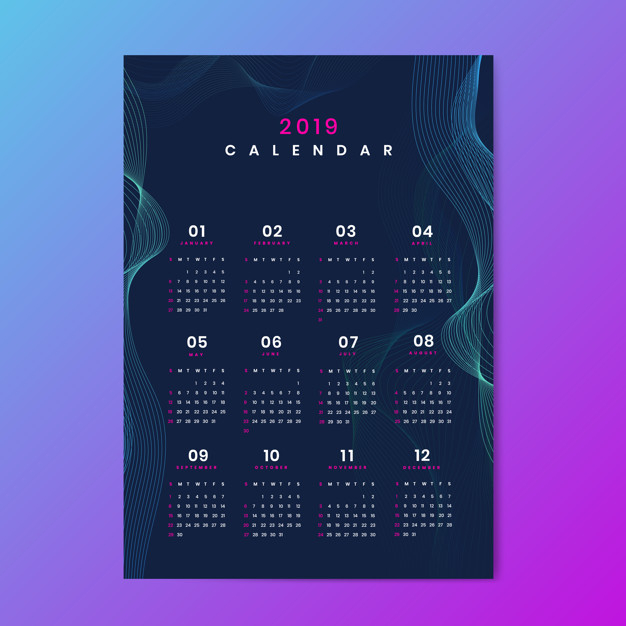 nineteen,two thousand nineteen,desk calendar 2019,calendar wall 2019,pocket calendar template,thousand,printed,illustrated,june,july,printable,contour,april,organizer,february,may,two,annual,september,week,march,month,pocket,january,august,october,notification,november,curved lines,blue pattern,desk calendar,year,minimal,line pattern,calendar 2019,date,planner,agenda,geometric shapes,schedule,december,2019,curve,poster design,desk,shape,purple,poster mockup,wall,graphic,geometric pattern,graphic design,blue,line,paper,geometric,template,design,calendar,mockup,poster,pattern