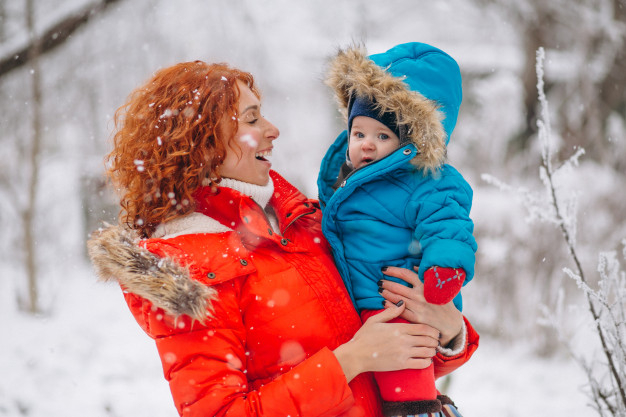 christmas,winter,people,baby,snow,love,family,nature,red,hair,forest,cute,happy,kid,holiday,mother,child,happy holidays,boy,hat