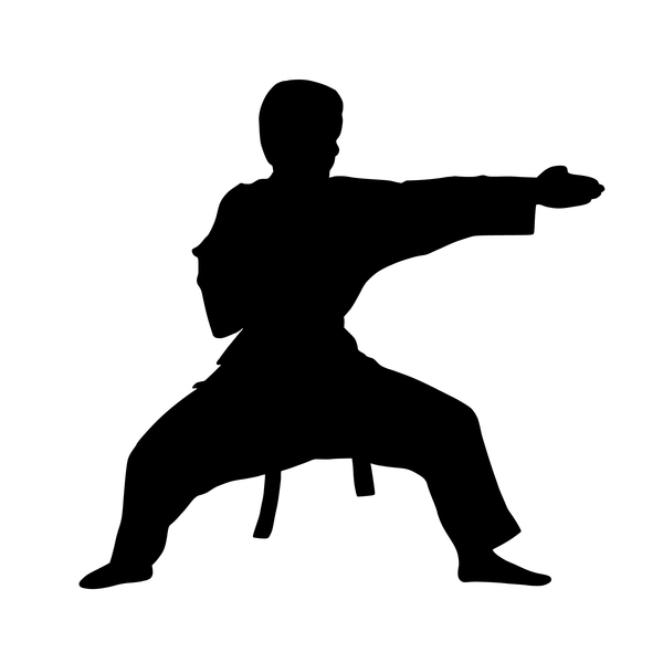 silhouette,karate,fight,strong,kimono,ready,action,active,stand,aikido,angry,athlete,attack,belt,male,fighter,man,sports,isolated,training,motion
