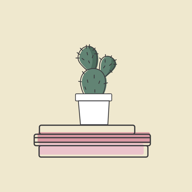 houseplant,stack,interface,pot,symbol,emblem,cactus,decoration,plant,sign,graphic,books,icon,book