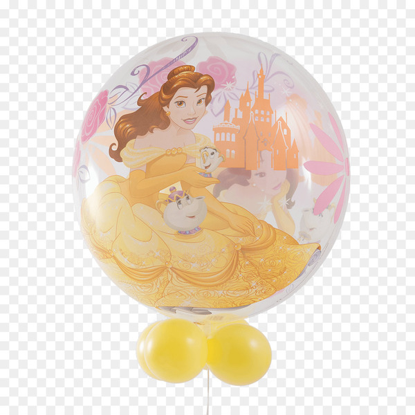 belle,balloon,beast,rapunzel,disney princess,mrs potts,qualatex deco bubble clear balloon,disney princess fairytale float,walt disney company,toy,birthday,party,beauty and the beast,png