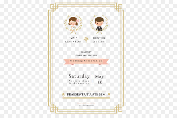 wedding invitation,paper,wedding,marriage,bridegroom,bride,cartoon,engagement,drawing,square,area,text,material,party supply,line,png