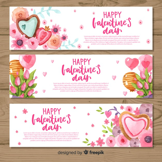 banner,watercolor,floral,heart,flowers,love,template,watercolor flowers,banners,celebration,valentines day,valentine,fruits,strawberry,plants,celebrate,hearts,valentines,romantic,bouquet