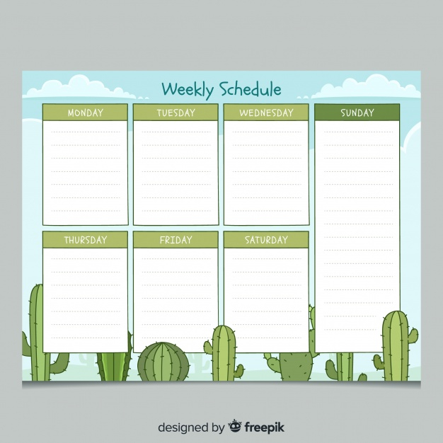calendar,school,hand,template,student,hand drawn,work,colorful,meeting,board,plant,drawing,list,cactus,plan,schedule,agenda,college,hand drawing,planner