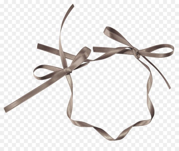 Free: Brown ribbon - Brown ribbon bow 