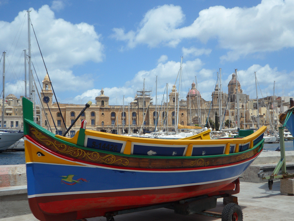 cc0,c1,luzzu,fishing boat,port,colorful,valletta,malta,city,free photos,royalty free
