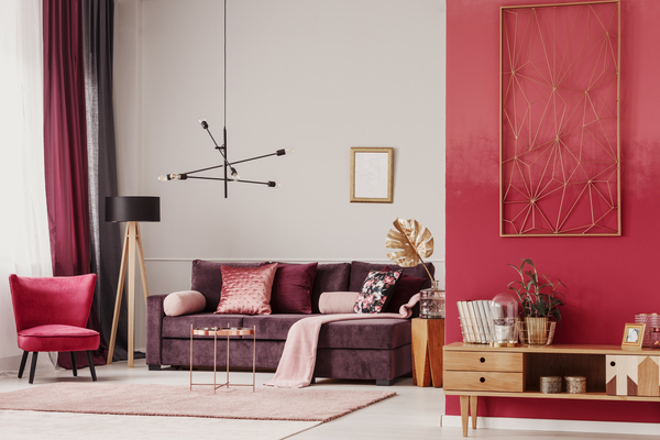 interior,chair,red,apartment,armchair,corner,couch,cozy,cupboard,cushions,design,elegant,empty,feminine,flat,furniture,gold,home,lamp,leaf,living,loft,luxurious,metal,mockup,modern,monstera,pillows,pink,poster,purple,room,rug,settee,sitting,sophisticated,table,ultra,velvet,violet,wall,white,wooden