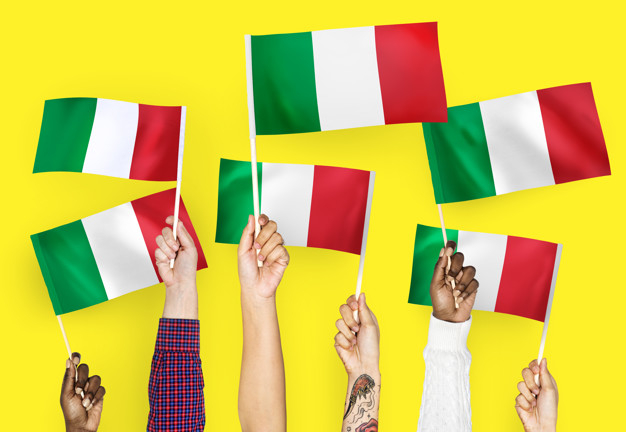 people,green,hands,red,flag,tattoo,white,emblem,italy,group,symbol,flags,europe,holding hands,holding,european,pole,nation,national,waving