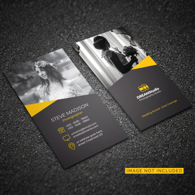 Free: Corporate card template for photography 