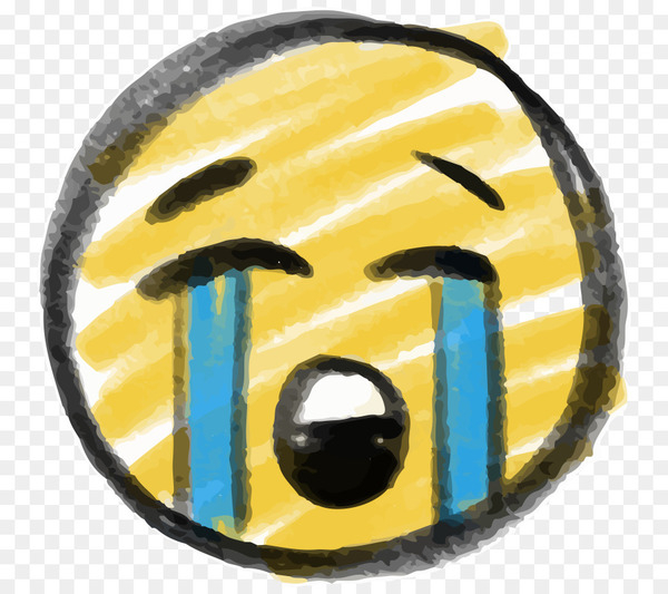 emoticon,emoji,smiley,crying,face with tears of joy emoji,facebook messenger,sadness,sticker,art emoji,laughter,painting,yellow,smile,png