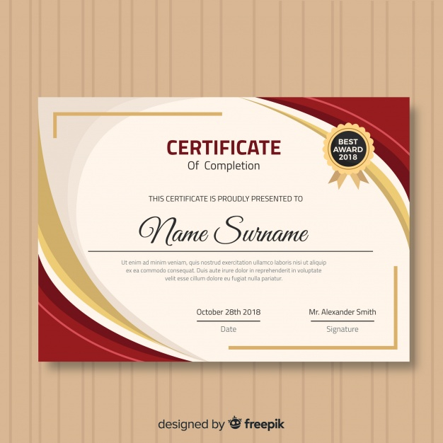 gold,certificate,abstract,design,template,paper,red,shapes,diploma,graduation,waves,colorful,study,award,golden,flat,success,certificate template,modern