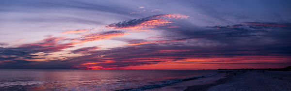 clouds,ocean,panorama,sea,sky,sunset,water,Free Stock Photo