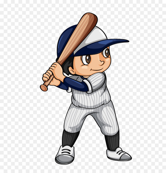 Baseball player - vector clipart