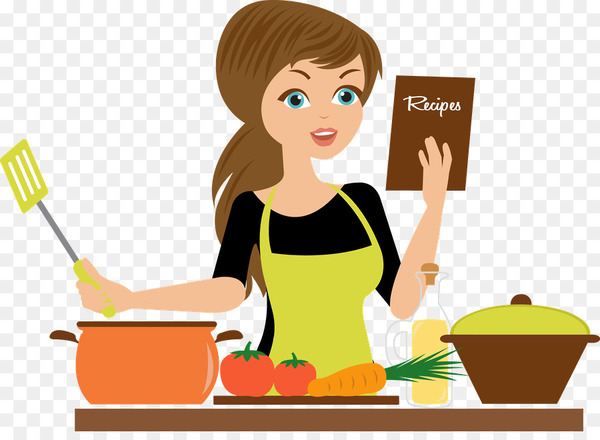someone cooking clipart
