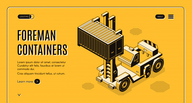 unloading,handler,transporting,foreman,hydraulic,projection,lifting,shipment,freight,import,landing,goods,forklift,distribution,export,commerce,banner template,trade,business banner,logistic,international,cargo,site,container,business technology,industrial,shipping,transportation,page,loading,website template,line art,machine,online,service,industry,global,transport,web banner,landing page,company,isometric,yellow,internet,website,web,black,delivery,art,line,template,technology,business,banner