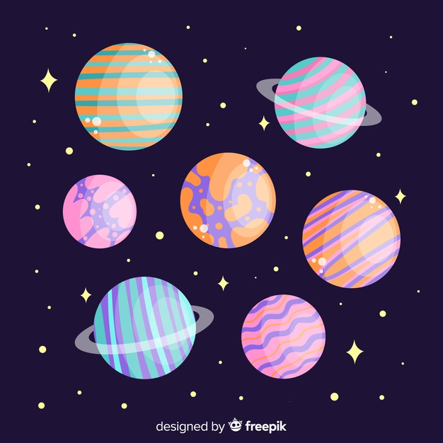 uranus,orbits,outer,neptune,mercury,jupiter,venus,cosmic,mars,saturn,astronomy,set,outer space,collection,cosmos,planets,pack,colourful,system,solar,universe,flat design,flat,colorful,space,earth,sun,design