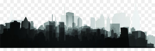 black and white,skyline,silhouette,skyscraper,photography,deviantart,city,landmark,art,black,building,metropolis,angle,monochrome photography,sky,stock photography,daytime,monochrome,png