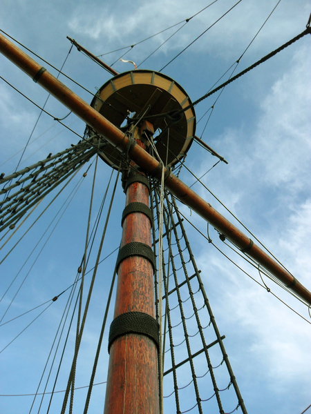 cc0,c1,mayflower,mast,ship,sailboat,marine,pilgrims,historical,sky,rigging,vessel,history,historic,sail,sea,boat,sailing,free photos,royalty free