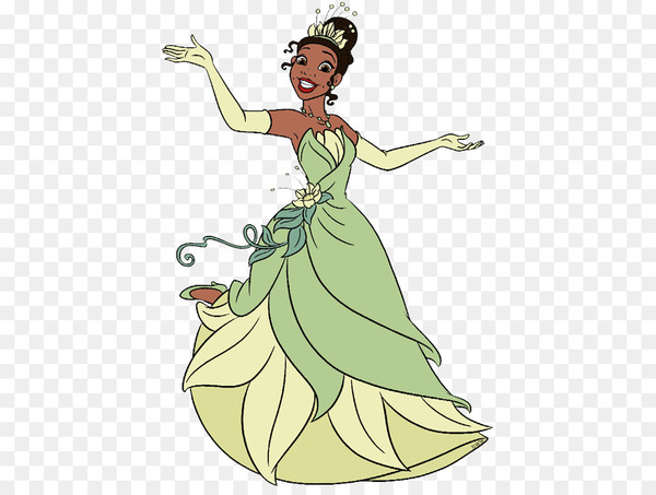 tiana,princess and the frog,walt disney company,disney princess,film,frog,cartoon,female,gown,flower,clothing,woman,dress,fictional character,costume design,mythical creature,joint,artwork,art,costume,tree,flowering plant,shoe,fashion design,plant,png