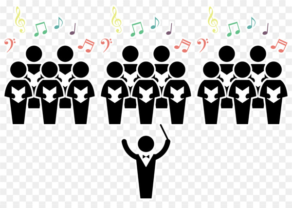 choir,conductor,silhouette,vector,illustration,singing,classes,png