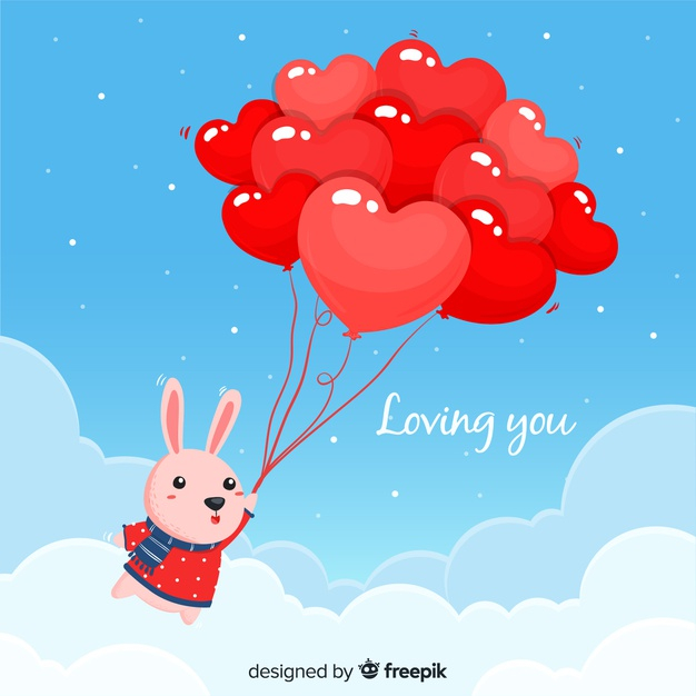 14th,romanticism,floating,february,float,romance,heart background,sky background,day,love couple,beautiful,celebration background,romantic,love background,valentines,fly,celebrate,balloons,rabbit,couple,valentine,valentines day,celebration,sky,love,heart,background