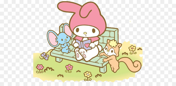 Melody illustration, My Melody Hello Kitty Desktop Sanrio, my