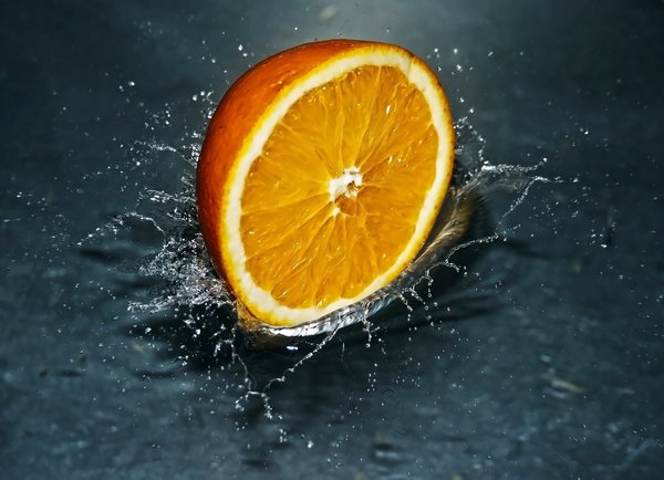 orange,water