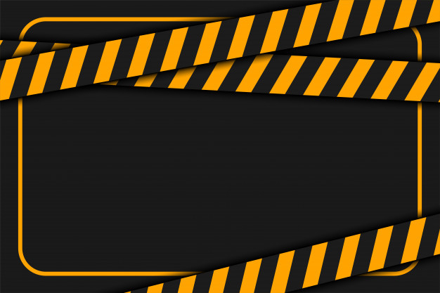 Free: Warning or caution tape on black background Free Vector