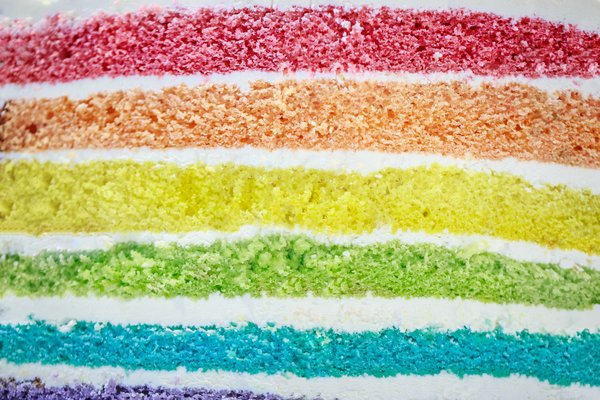 cake,pride,layers,texture,colorful,birthday, colorful api