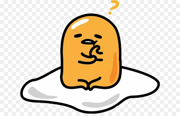 sanrio,stickers gudetama,character,cartoon,egg,kawaii,drawing,sticker,facial expression,line,smile,pleased,thumb,happy,line art,png