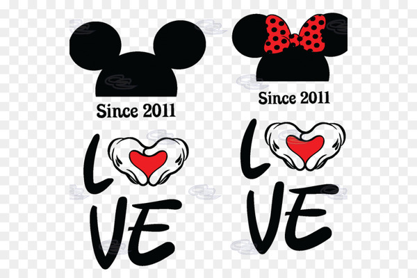 minnie mouse,mickey mouse,tshirt,love,shirt,couple,boyfriend,falling in love,walt disney company,heart,text,logo,png
